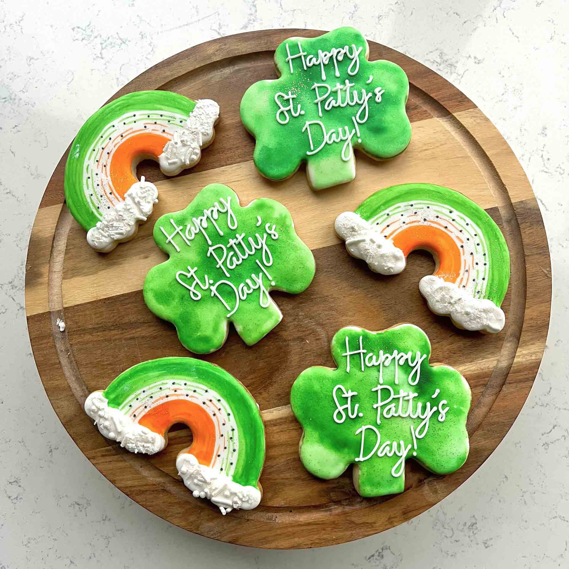 Irish Themed Custom Sugar Cookie 