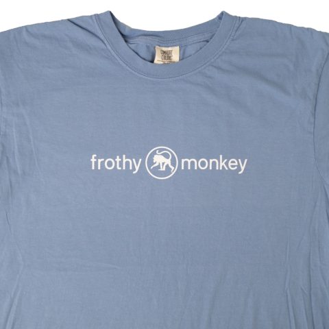 Frothy Monkey T-Shirt (Light Blue)
