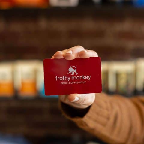 Frothy Monkey Cafe Physical Gift Card