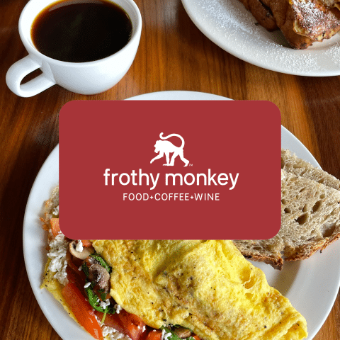 Frothy Monkey Cafe Physical Gift Card