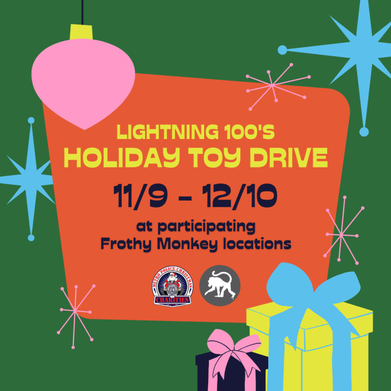 Nashville Area Holiday Toy Drive 2022 Frothy Monkey