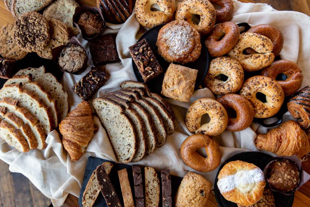 Variety of baked goods from BAKERY by frothy monkey. 