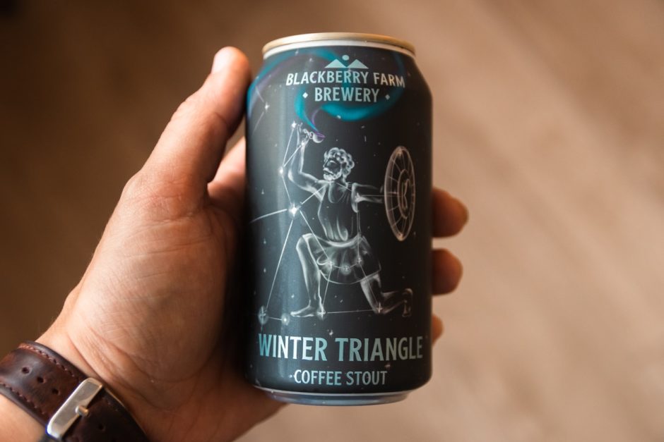 Introducing ‘Winter Triangle’ a Blackberry Farm Brewery collaboration beer featuring Frothy Monkey Coffee