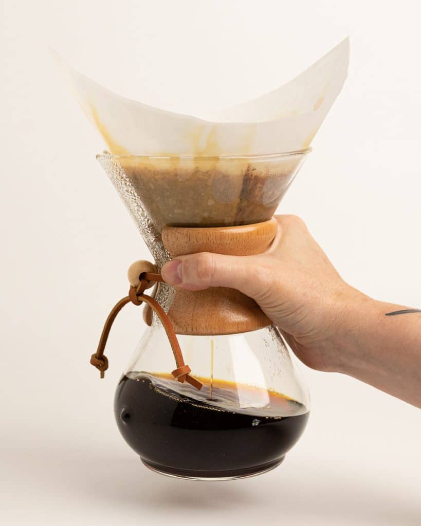 Iced Chemex Coffee Brewing