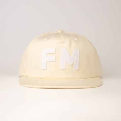 FM 5 Panel Strapback Hat (Marshmallow)