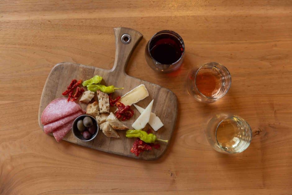 Wine Down Wednesday Personal Charcuterie Board and Wine at Frothy Monkey