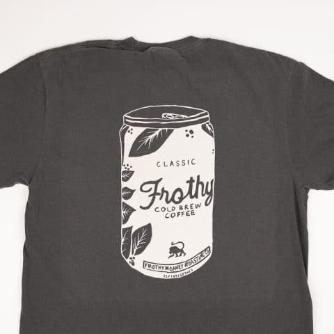 Frothy Cold Brew Can Tee (Pepper)