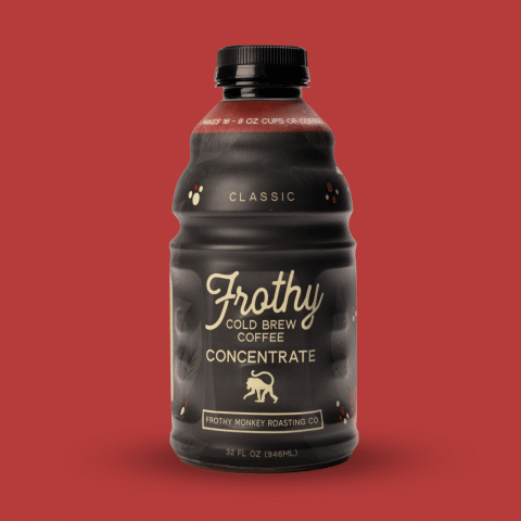 Frothy Cold Brew Coffee Concentrate